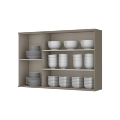 Aéreo 123cm Henn Connect 3 Portas com Vidro Duna