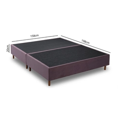 Base Box Queen Size Kappesberg SOM001-158-042 Berinjela