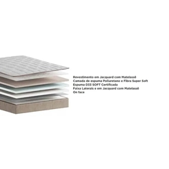 Colchão de Espuma Casal D33 Kappesberg Carmine 138x188x32cm