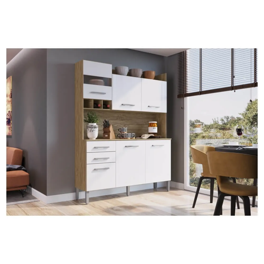 Cozinha Decibal Ac6200 Wood Branco SE