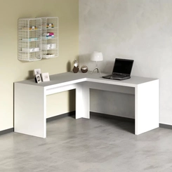 Escrivaninha de Canto 157,3cm TecnoMobili Branco