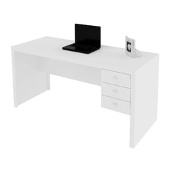 Escrivaninha 3 Gavetas Tecno Mobili ME-4113 Branco