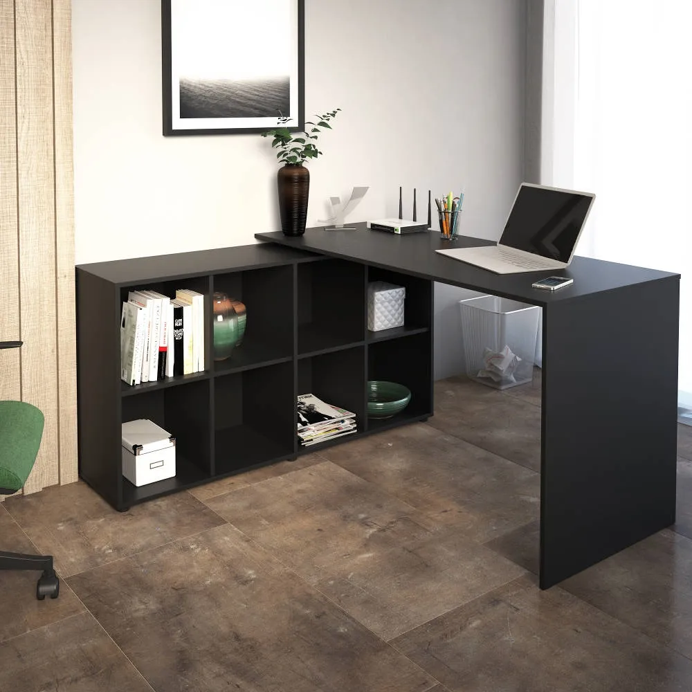 Mesa para Escritório Artany Nero 005262 Preto SE