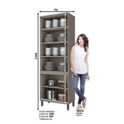 Cristaleira Henn Connect C71-35 Duna/Cristal