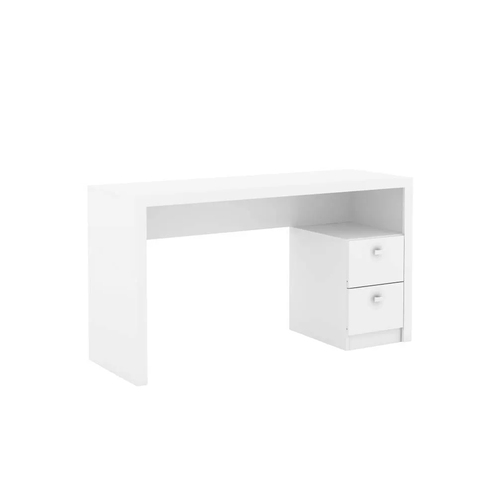 Mesa de Escritório Tecno Mobili ME4130 Branco SE