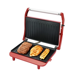 Grill Chapa Estriada 850W Lenoxx PGR155 Vermelho