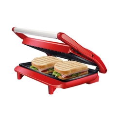 Grill Chapa Estriada 850W Lenoxx PGR155 Vermelho