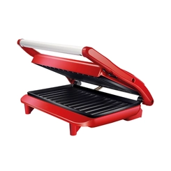 Grill Chapa Estriada 850W Lenoxx PGR155 Vermelho