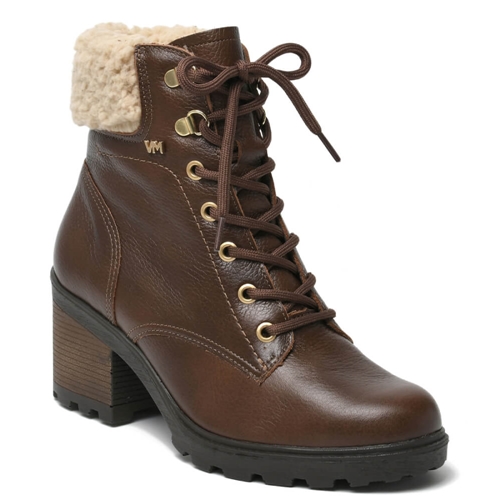 Bota Coturno Via Marte Tratorada 20-7002 Marrom | Zariff