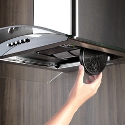 Coifa de Parede 60cm Fischer Fit Line 28017 Inox e Vidro SE
