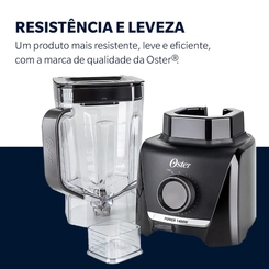 Liquidificador 3,2L 15 Velocidades 1.400W Oster OLIQ610 Preto