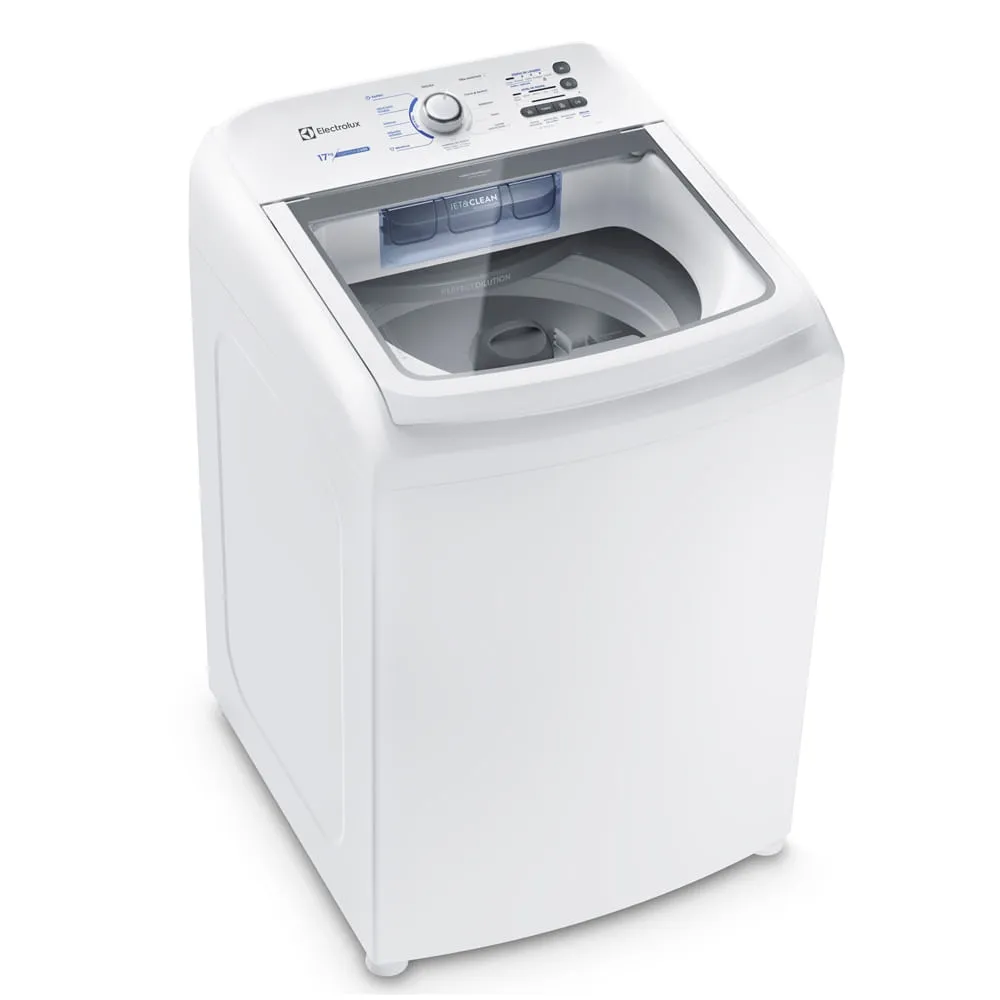 Máquina de Lavar Roupas Electrolux 17Kg Essential Care Tecnologia Jet&Clean LED17 Branco