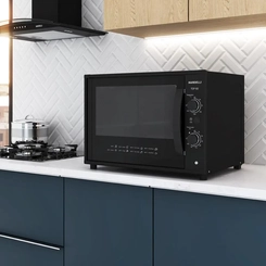 Forno Elétrico 60L Interior Esmaltado Top60 Nardelli Preto