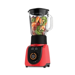 Liquidificador 1,8L 4 Velocidades + Turbo 900W Mallory Optima Glass Vermelho
