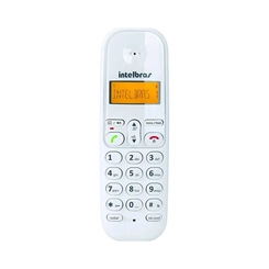 Telefone Fixo Sem Fio com Display Luminoso Intelbras TS3110 Branco
