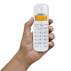 Telefone Fixo Sem Fio com Display Luminoso Intelbras TS3110 Branco