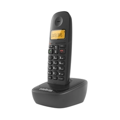 Telefone Fixo Sem Fio com Display Luminoso Intelbras TS2510 Preto