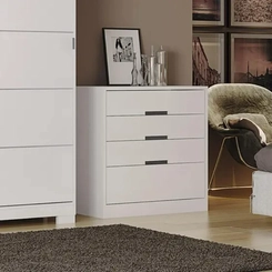 Cômoda Kappesberg 4 Gavetas S824 Branco