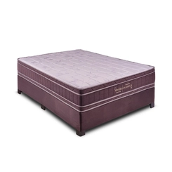 Base Box de Casal Kappesberg SOM001-138-042 Berinjela Suede