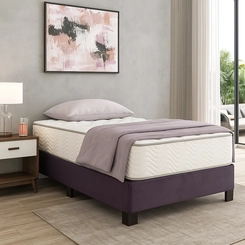 Base Box de Casal Kappesberg SOM001-138-042 Berinjela Suede