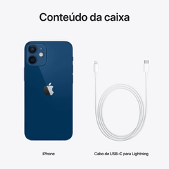iPhone 12 Apple 64GB Tela 6.1" Câmera Principal 12MP e Selfie 12MP Azul