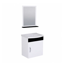 Conjunto de Banheiro com Cuba Rorato Siena 578215 Preto