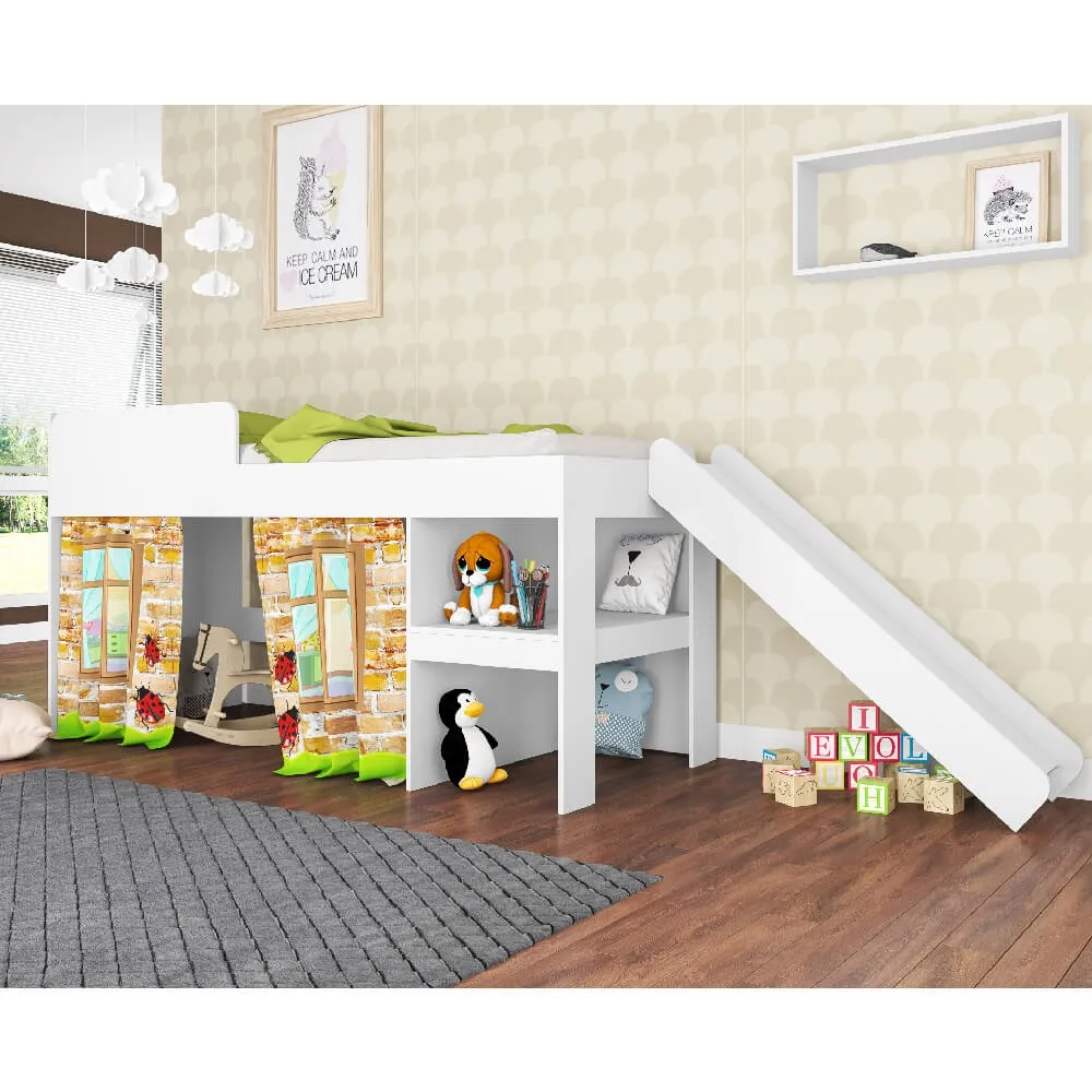 Cama Infantil Art In Móveis Meu Fofinho CJ039 BR Branco SE