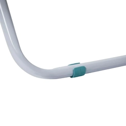 Varal de Chão com Abas Dobrável Slim Mor 6105 Branco