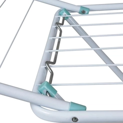 Varal de Chão com Abas Dobrável Slim Mor 6105 Branco