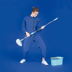 Esfregão Mop Pocket 8L Limpeza Prática Mor 8294 Verde