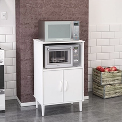Balcão para Forno e Micro-ondas 2 Portas Politorno Cerro Largo Branco SE