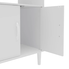 Balcão para Forno e Micro-ondas 2 Portas Politorno Cerro Largo Branco SE