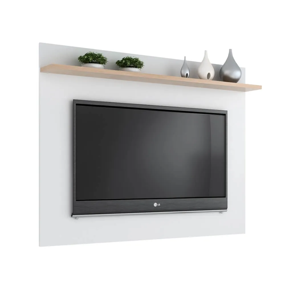 Painel para TV até 40" Quiditá Benevello 2034 Branco/Siena SE