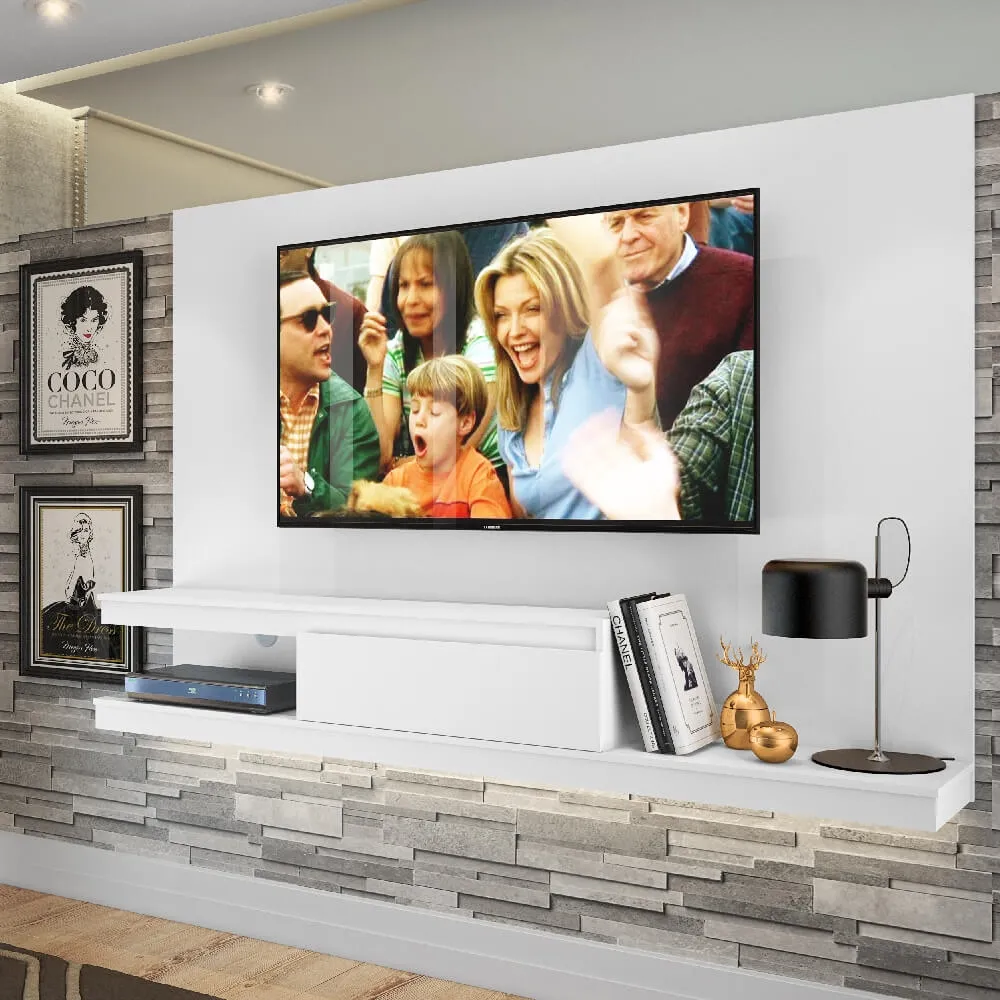 Painel para TV até 60" Quiditá Home KD2000 Branco SE