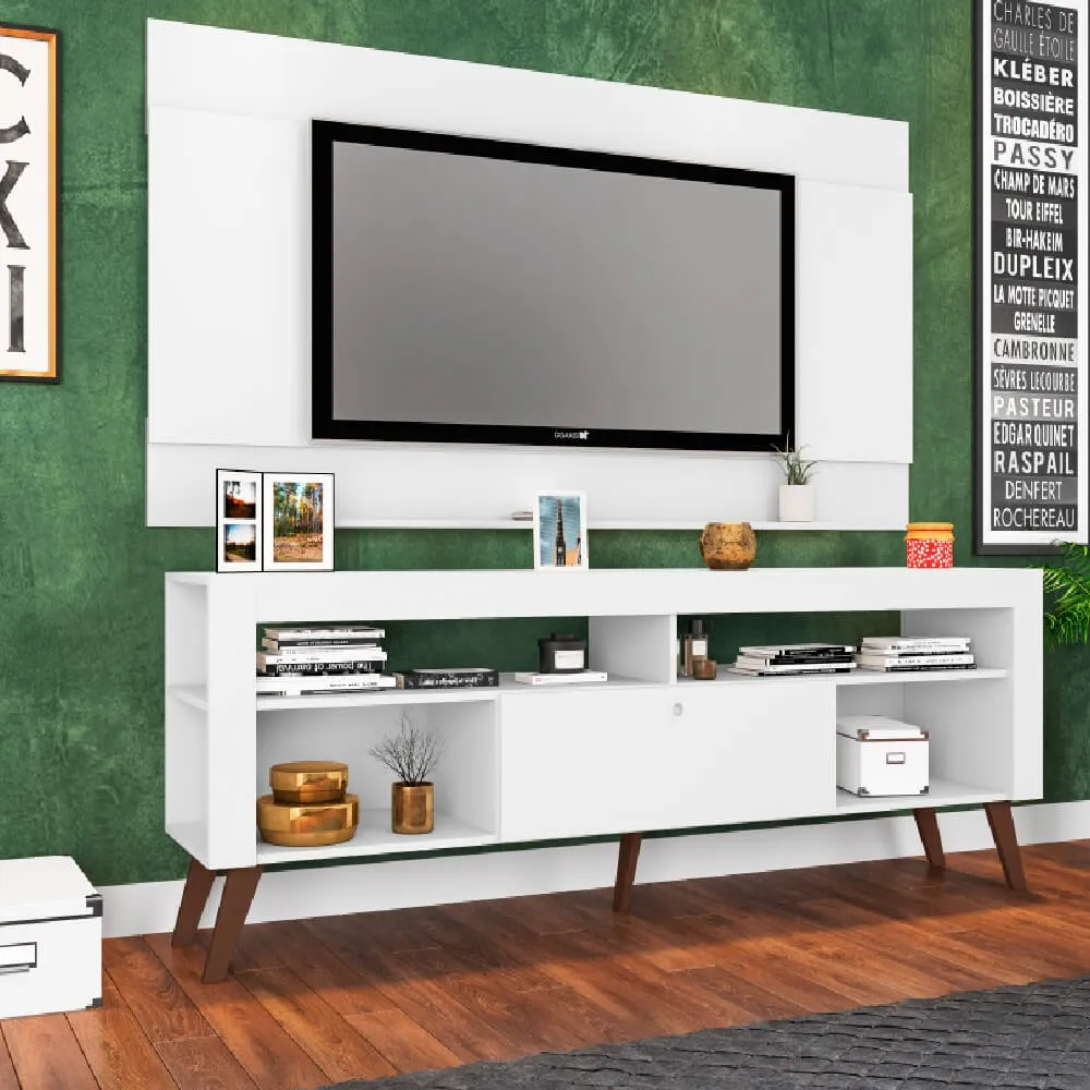 Home para TV até 70" Art In Móveis Itália CJ023 BR Branco SE