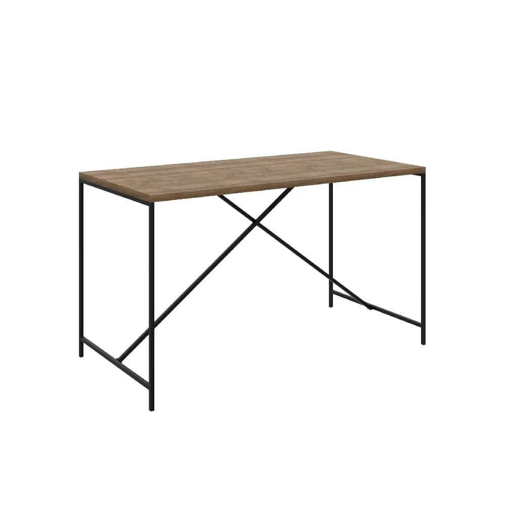 Mesa de Jantar Artesano Steel Quadra 27818 Vermont/Preta SE