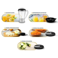 Multiprocessador 5 em 1 900W Britânia BMP900P All in One Preto