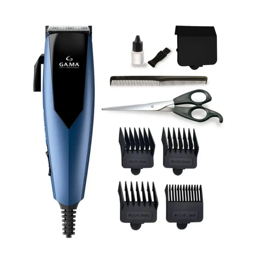 Máquina de Cortar Cabelo Gama GM-Master 831 Azul e Preto