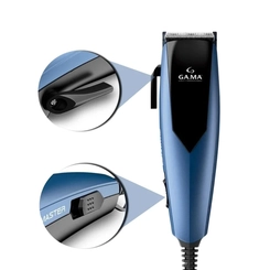 Máquina de Cortar Cabelo Gama GM-Master 831 Azul e Preto