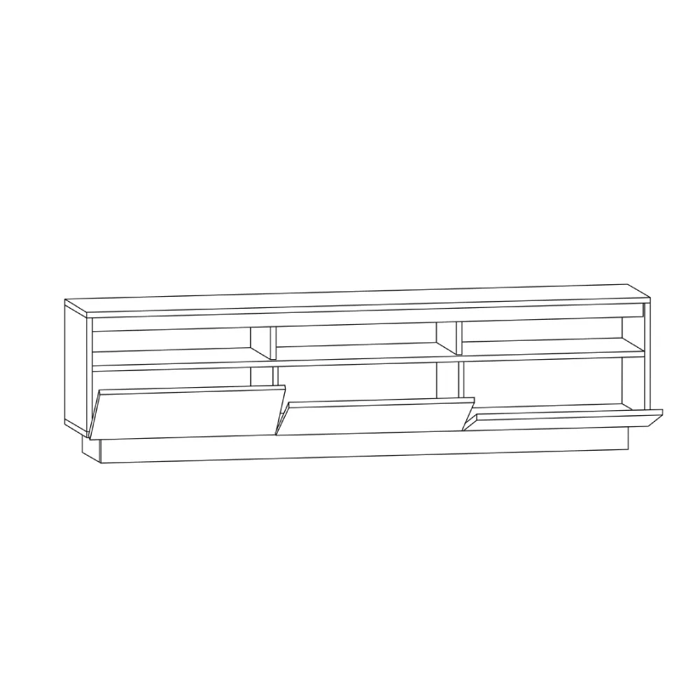 Rack para TV Estilare BR106 10401060103 Branco SE