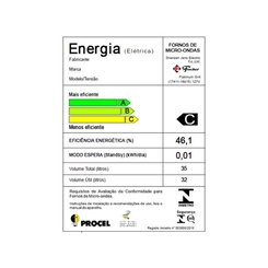 Micro-Ondas de Embutir 34L com Grill Fischer 17411 Inox SE