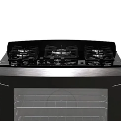 Fogão 5 Bocas Mesa de Vidro Dako Diplomata Preto Bivolt