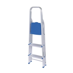 Escada com 3 Degraus Mor 5101 Alumínio/Azul