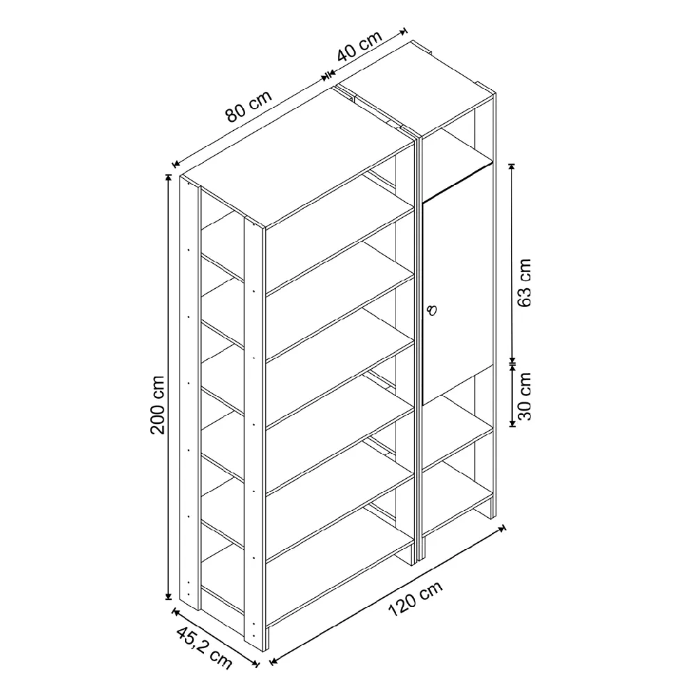 Guarda Roupa Nova Mobile EY103-107.057 Montana SE