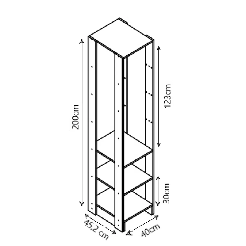 Guarda Roupa Nova Mobile EY105-107.057 Montana SE