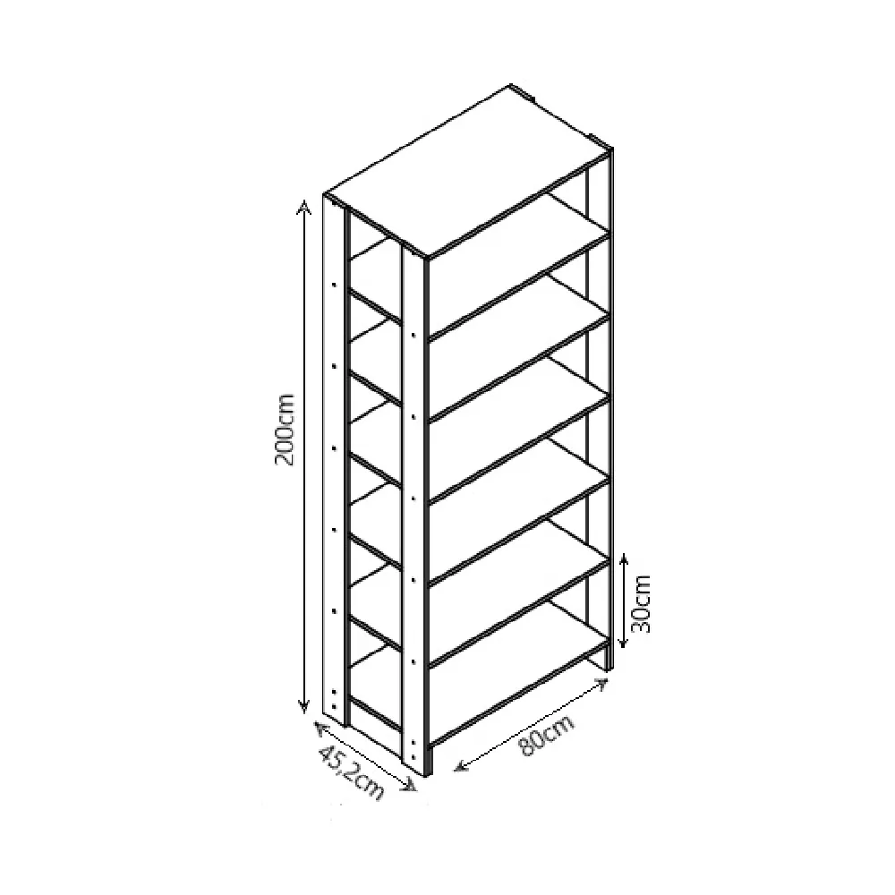 Guarda Roupa Nova Mobile EY101-2-3.058 Closet Aberto com 3 Gavetas Grafite intenso SE