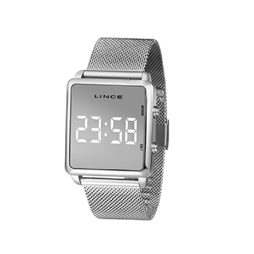 Relógio Lince MDM4619L-BXSX Feminino Digital Prata