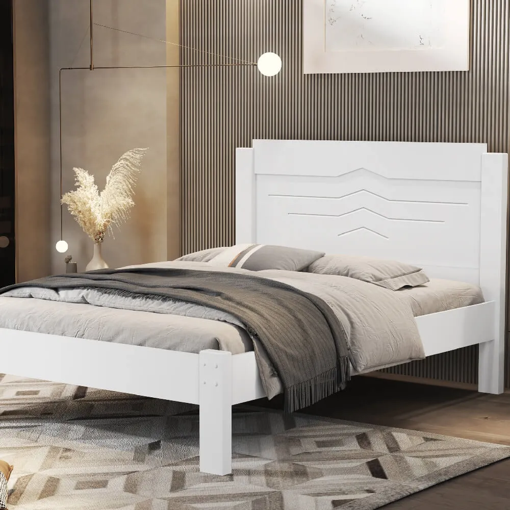 Cama Casal Cambel Sofia Branco SE