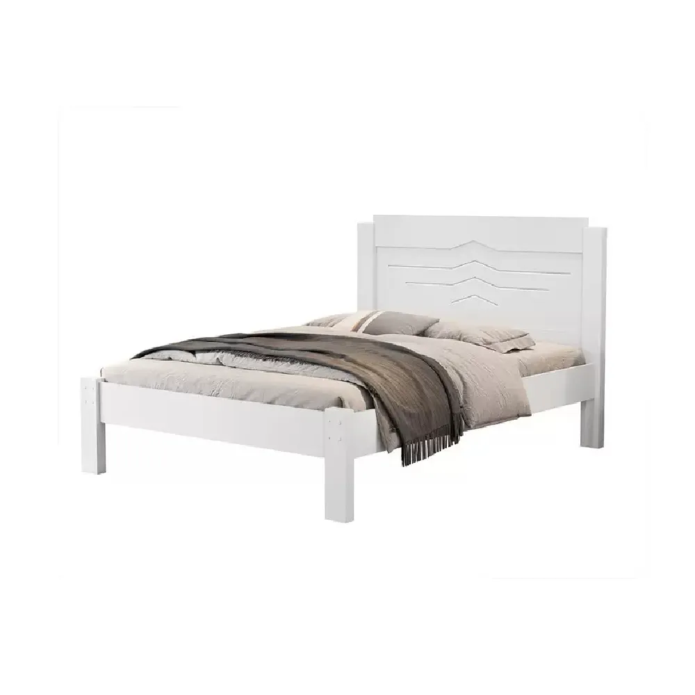 Cama Casal Cambel Sofia Branco SE