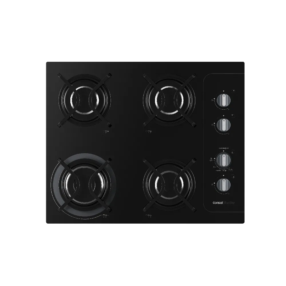 Cooktop 4 Bocas Consul Facilite CD060AE Preto Bivolt